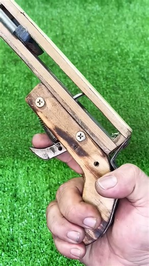 Unique wooden crossbow # Craft idea # DIY | Bamboo Crafts