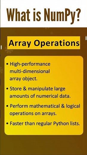 What is NumPy ? | Python Library for Data Science | Interview Q&A