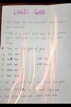 Logic Gates and Types Of Logic Gates