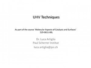 UHV Techniques - SlideServe