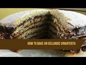 How to bake a 7 layer Icelandic vinarterta cake.