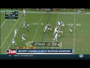 Security changes at Rocky Mountain showdown