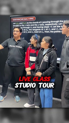 Live Class Studio Tour 😃 #pw #physicswallah #shorts #viral