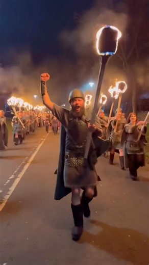 Invaders from the Norse – Viking Fire Festival 🔥 | Up Helly Aa 2026 🇳🇴🇩🇰🇸🇪🇫🇮 #shorts