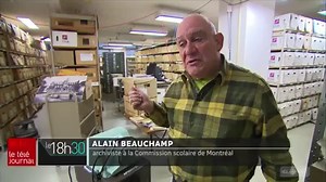24K views · 39 reactions | Vous cherchez vos vieux bulletins scolaires? La CSDM nous ouvre ses archives et ses innombrables trésors | Le Téléjournal 18 h | Facebook