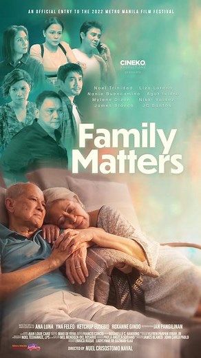 Movie date na with mother, father, brother, sister sa December 25! Ang ‘di manood, ‘di makakatanggap ng aguinaldo! 😛 #FamilyMattersMovie #mmff2022