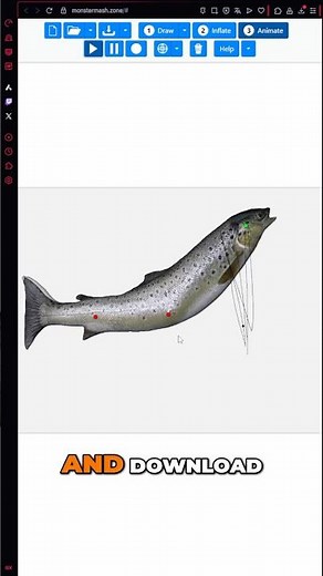 How to create inflated mesh and animate it Fast!