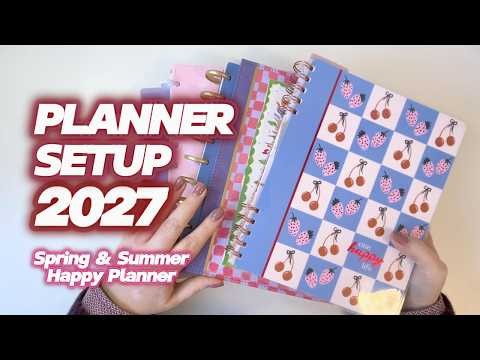 SETTING UP MY HAPPY PLANNER FOR 2027: PLANNER SETUP