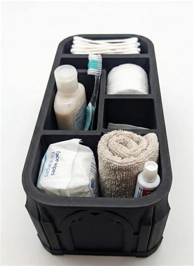 Gothic Makeup Organizer Vanity Storage Brush Holder Cosmetic Organizer Dark Decor - Etsy