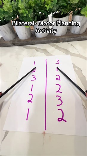 This Brain exercise also works on bilateral skills, visual scanning, and motor planning. Great for kids and adults. Love doing this type of activity before giving students handwriting activities.#occupationaltherapy #activitiesforkids #teachersoftiktok #brainexercises #attentiondeficitdisorder