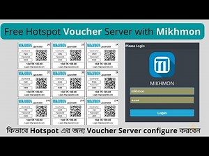 কিভাবে Hotspot এর জন্য Mikhmon Server configure করবেন । Free Hotspot Voucher Server with Mikhmon.