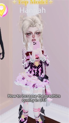 How to Increase Graphics Quality in DTI#dresstoimpress #dti #roblox #graphics#gaming #tutorial #fypシ