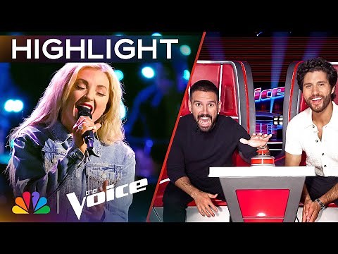 Karen Waldrup SHINES Performing "Georgia Rain" | The Voice Knockouts | NBC