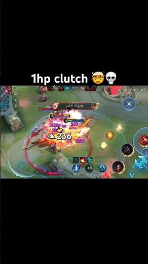 gusion 1hp outplayed 💀 #shorts #gusion #mlbb