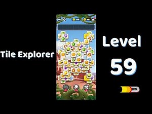 🎮 Tile Explorer Level 59 Walkthrough | Triple Match | Go Answer 🧩✨