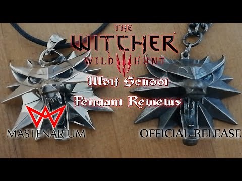 Witcher 3 Wolf School Pendant/Medallion reviews [Mastenarium + Official]