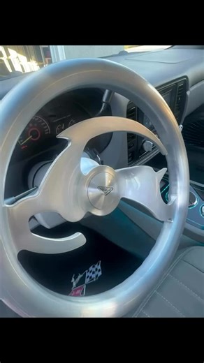 Showcase 94 SS. door bezels with polished billet door pulls. Interior door panels, console, and rear deck done