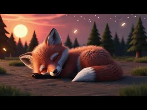 🌙 Sleepy Little Fox – Gentle Bedtime Lullaby for Babies & Toddlers 🦊✨