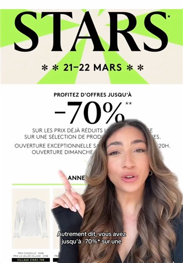 La Vallée Village : Offres Étoilées 21-22 Mars