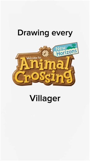 AnimalCrossong villagers as humans ❤️ #artshorts #animalcrossing #animalcrossingfanart #acnh