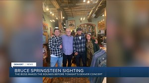 CELEBRITY SIGHTING: Bruce Springsteen made a stop at Rockmount Ranch Wear before his concert at Ball Arena in Denver Thursday. | Denver7