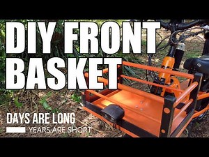 DIY Front Bike Rack & Basket
