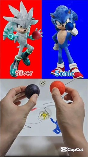 Sonic vs Silver - The Ultimate Psychic & Speed Duel! #silver #sonic