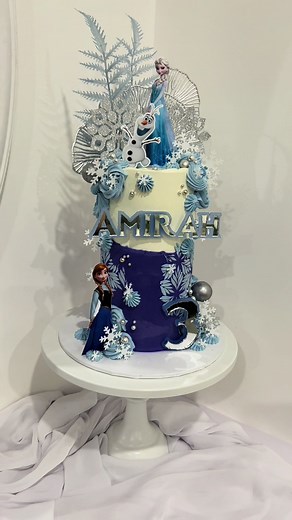 Frozen Princess Amirah Cake Tutorial & Decorating Ideas