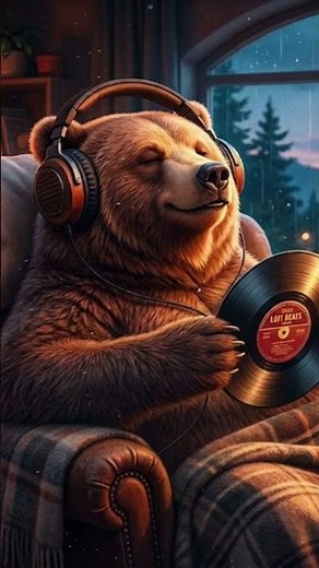 🎧 listen Cozy Bear — for cozy lofi beats, chill vibes, and relaxing study music. #beatstostudy