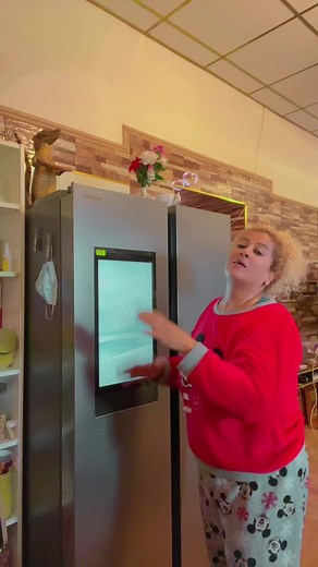 Interactive Refrigerator Features in a Modern Kitchen
