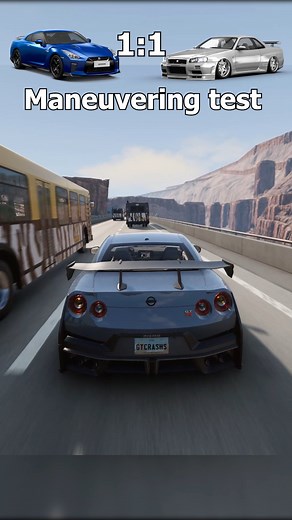 Old vs New Nissan GTR – The Ultimate Showdown! Which GTR reigns supreme? We put the legendary classic Nissan GTR head-to-head with the modern beast in a series of extreme tests: 🚗💥 Brake test – who stops faster under pressure? 💨💨 Maneuverability – tight turns, sharp reflexes! 🚀 Long jump – which one flies farther? 🛡️ Durability & build quality – can the legend survive the hits? 🔥 Style & presence – which one steals the show? It's old-school power vs cutting-edge performance in a high-octa