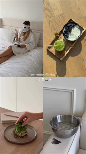 Charlène - pilates | lifestyle | aesthetic on Instagram: "morning diaries of a wellness girl living in dubai ♡ i wake up early to take care of myself - moving my body, choosing nourishing foods, and being mindful of what I give to my body every day. taking care of my skin feels just as essential. that’s why my LED mask has become part of my daily routine - 15 minutes while journaling or reading. little habits that truly make a difference. @neodermy"