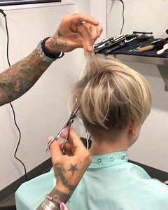 Dom Dom Hair - Short hair tutorial|| section the hair into...