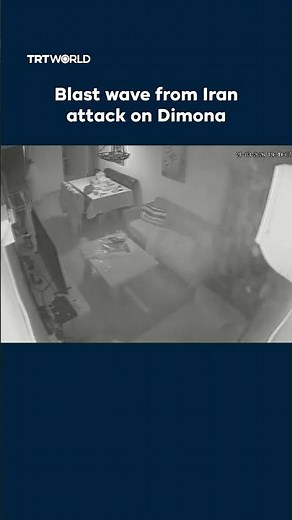 Impact of Iranian attack on Israel’s Dimona caught on home camera