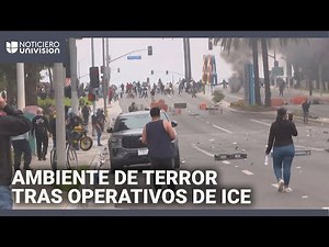 Protests end in chaos after ICE operations in California: "There is fear, but there is resistance."