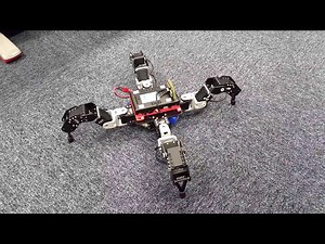 12 DoF (dynamixel ax-12a servos) quadruped