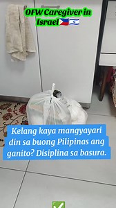 Hindi ka basta basta magtapon ng basura d2 sa🇮🇱kung saan2. #garbage #segragation #garbagedisposal #personaldevelopment | Lakay Berting Chong