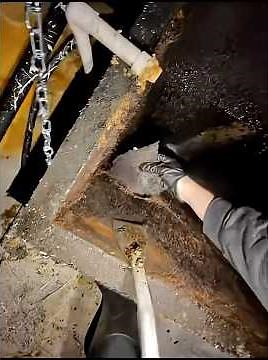 3" Stiff Kitchen Exhaust Grease Scraper