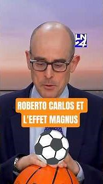 Roberto Carlos and the Magnus effect: when #football meets #science #youtubeshorts #shorts