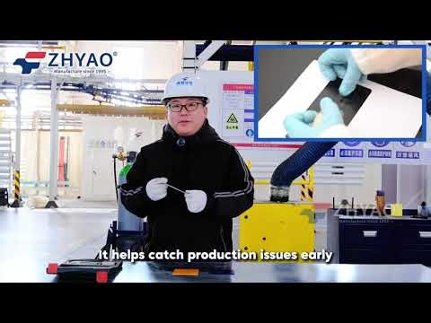 Powder Coating Quality Inspection - Cross-cut Test #metalcoating #zhyao