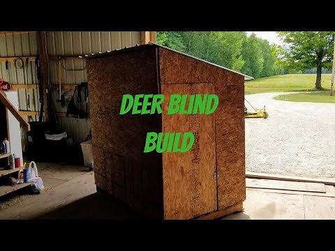 DIY Deer Ground Blind Cheap and Easy