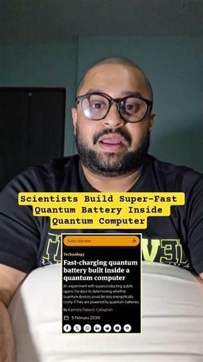 Scientists Build Super-Fast Quantum Battery Inside Quantum Computer#Quantum #Technology #Future