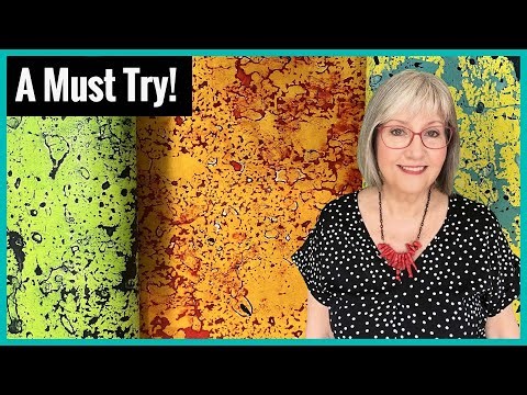 Creating Texture on the Gel Plate with Just Water