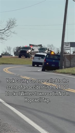 Coroner called to accident North Hopewell Twp