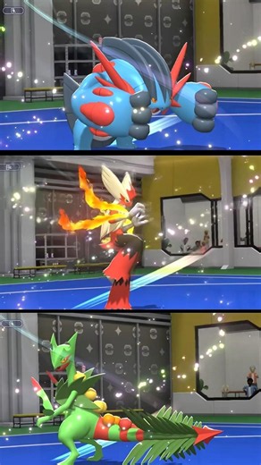 Which starter are you choosing: Swampert, Blaziken, or Sceptile?