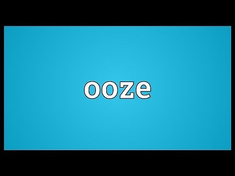Ooze Meaning