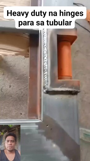 Heavy Duty na hinges para sa tubular na gate #Welding #kabakal | Jhun Padapat