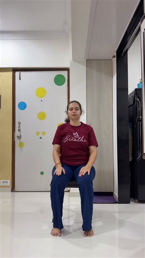Who says yoga needs a mat? Your chair can be your new space for peace and balance 🌸 . . . . . . . . . . #yoga #trending #foryou #practice #reelsinstagram #peace #foryoupage #exercise #workout #yogaflow #chairyoga #strength #training #fypage | Jyoti Thakur