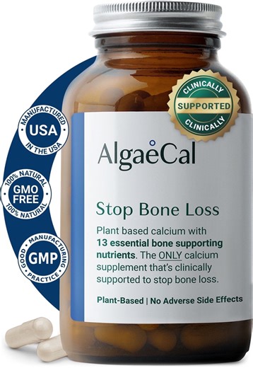 AlgaeCal - Clinically Supported Plant Based Calcium To Stop Bone Loss