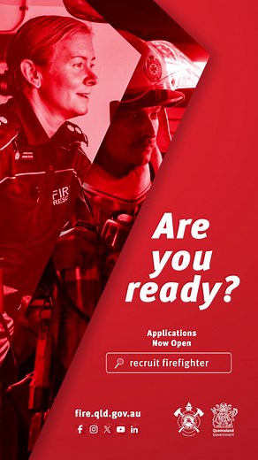 Have you always wanted to make a real difference in your community? This could be the job for you. Applications to become a Queensland Fire and Rescue firefighter are now open. | Queensland Fire Department